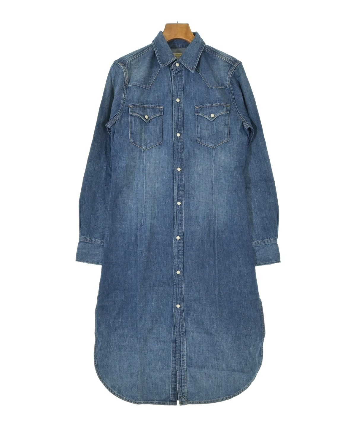 Polo Ralph Lauren（ポロラルフローレン）シャツワンピース 青 サイズ