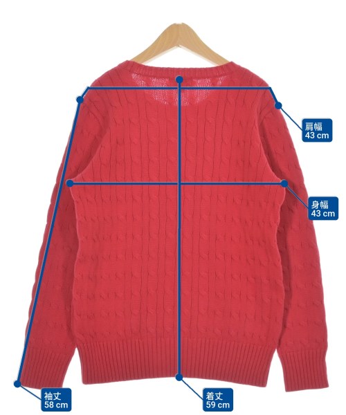 Polo Ralph Lauren（ポロラルフローレン）ニット 赤 サイズ:160(15T-16T) キッズ/2200632885022