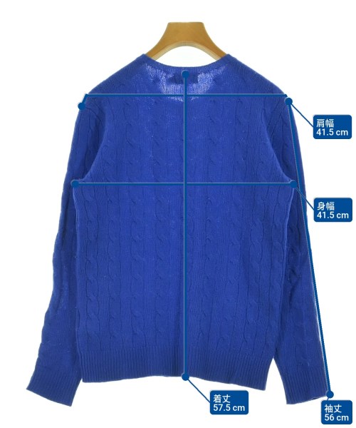 Polo Ralph Lauren（ポロラルフローレン）ニット・セーター 青 サイズ:S レディース/2200644029155