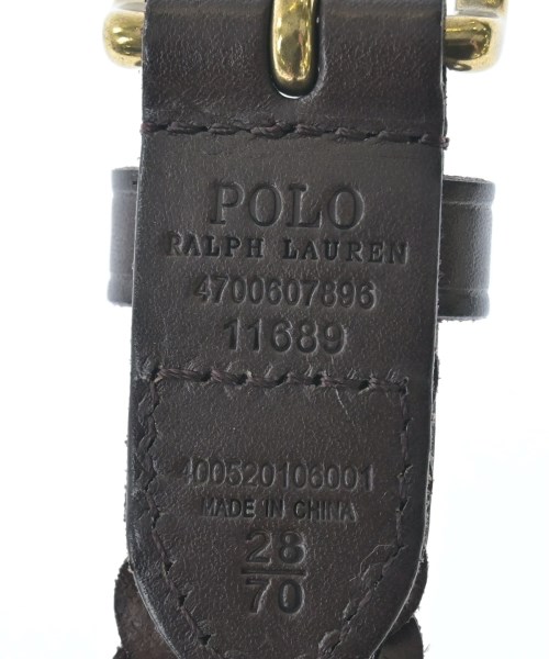 Polo Ralph Lauren（ポロラルフローレン）ベルト 茶 サイズ:- レディース/2200701481209