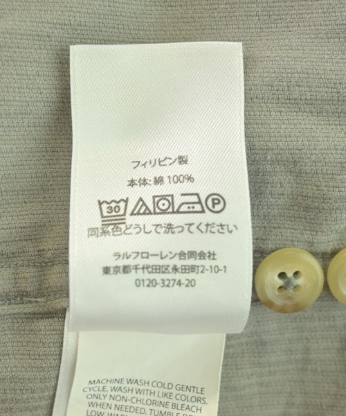 Polo Ralph Lauren（ポロラルフローレン）カジュアルシャツ グレー サイズ:L メンズ/2200699505055