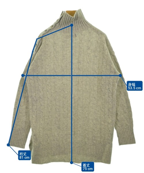 Polo Ralph Lauren（ポロラルフローレン）ニット・セーター グレー サイズ:S レディース/2200705646246