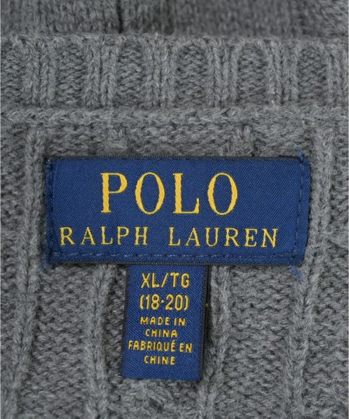 Polo Ralph Lauren（ポロラルフローレン）ニット・セーター グレー サイズ:XL レディース/2200708435106