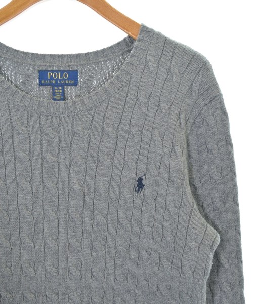 Polo Ralph Lauren（ポロラルフローレン）ニット・セーター グレー サイズ:XL レディース/2200708435106