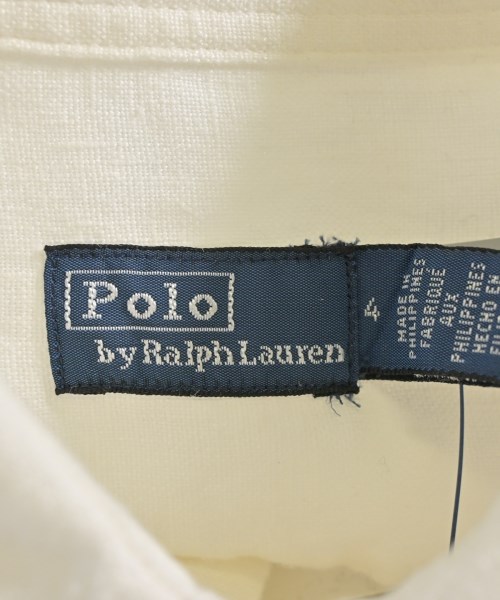 Polo Ralph Lauren（ポロラルフローレン）シャツワンピース 白 サイズ:4(XL位) レディース/2200706760071