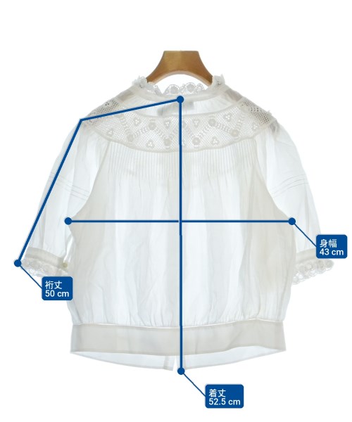 Polo Ralph Lauren（ポロラルフローレン）ブラウス 白 サイズ:6(L位) レディース/2200709453086