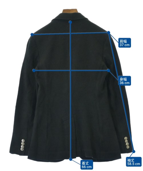 Polo Ralph Lauren（ポロラルフローレン）テーラードジャケット 黒 サイズ:0(XS位) レディース/2200665289019