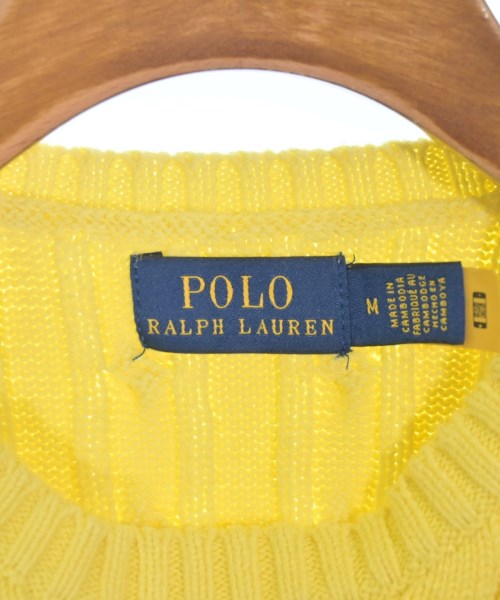 Polo Ralph Lauren（ポロラルフローレン）ニット・セーター 黄 サイズ:M レディース/2200667596016