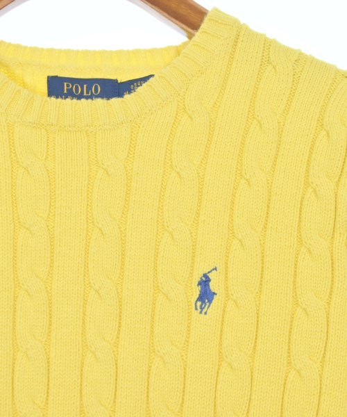 Polo Ralph Lauren（ポロラルフローレン）ニット・セーター 黄 サイズ:M レディース/2200667596016