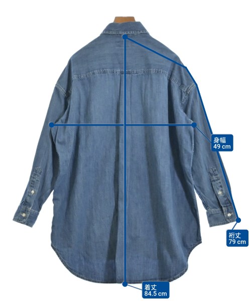 Polo Ralph Lauren（ポロラルフローレン）カジュアルシャツ 青 サイズ:XS レディース/2200664949020