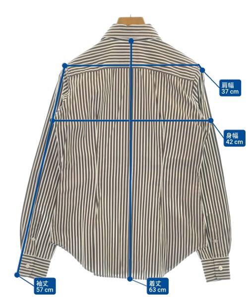 Polo Ralph Lauren（ポロラルフローレン）ドレスシャツ 茶 サイズ:7(S位) レディース/2200669573077