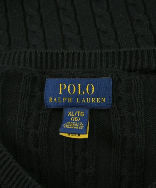 Polo Ralph Lauren（ポロラルフローレン）カーディガン 黒 サイズ:160(15T-16T) レディース/2200669384109