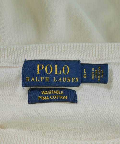 Polo Ralph Lauren（ポロラルフローレン）ニット・セーター 白 サイズ:L レディース/2200667812031