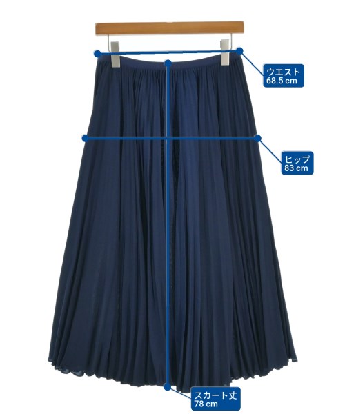 Polo Ralph Lauren（ポロラルフローレン）ひざ丈スカート 紺 サイズ:M レディース/2200672400018
