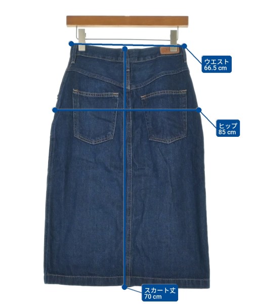 Polo Ralph Lauren（ポロラルフローレン）ロング・マキシ丈スカート 青 サイズ:26(M位) レディース/2200732099015
