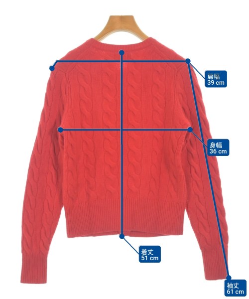 Polo Ralph Lauren（ポロラルフローレン）カーディガン 赤 サイズ:S レディース/2200729538039