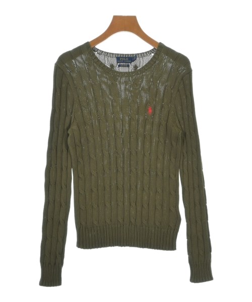 Polo Ralph Lauren（ポロラルフローレン）ニット・セーター カーキ サイズ:S レディース/2200726391033
