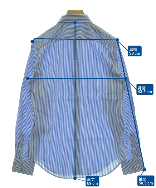 Polo Ralph Lauren（ポロラルフローレン）カジュアルシャツ 青 サイズ:4(XL位) レディース/2200719390036