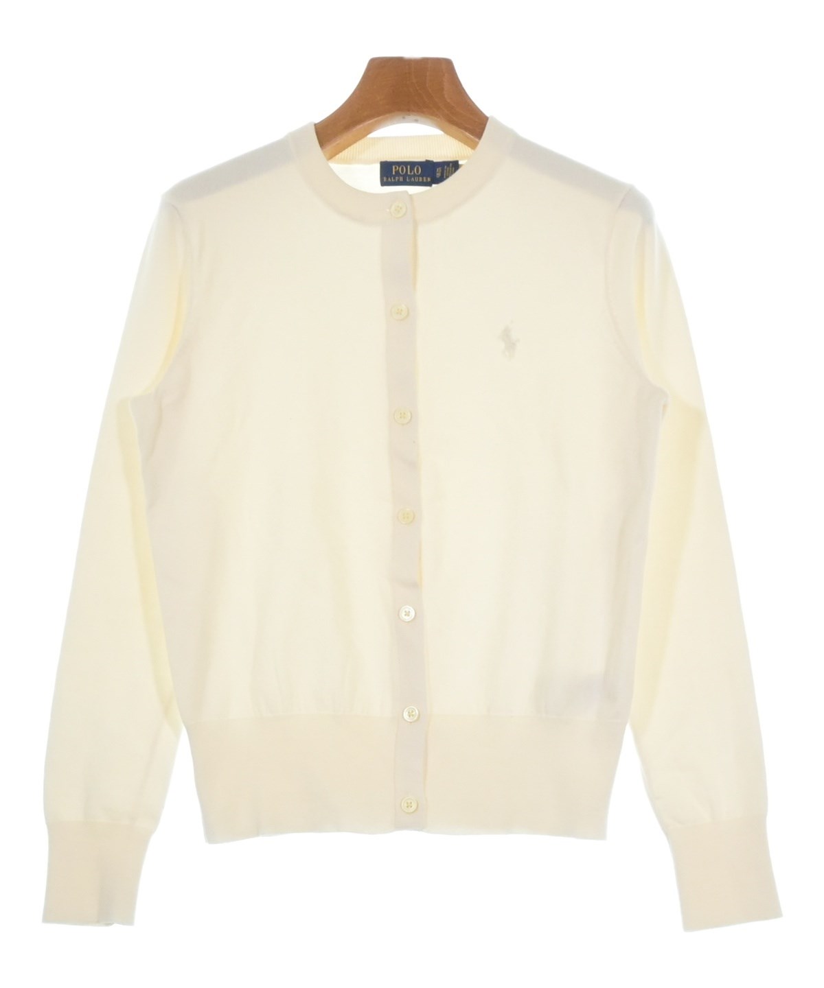 Polo Ralph Lauren（ポロラルフローレン）カーディガン 白 サイズ:XS