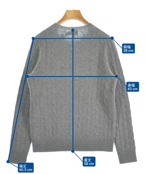 Polo Ralph Lauren（ポロラルフローレン）ニット・セーター グレー サイズ:M レディース/2200682913140
