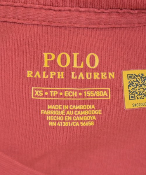 Polo Ralph Lauren（ポロラルフローレン）Tシャツ・カットソー 赤 サイズ:XS レディース/2200683333053