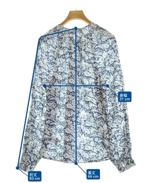 Polo Ralph Lauren（ポロラルフローレン）ブラウス 紺 サイズ:XS レディース/2200683928082