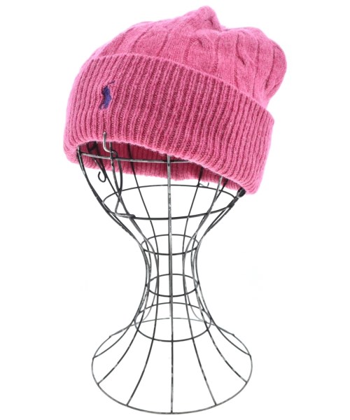 Polo Ralph Lauren(ポロラルフローレン)ニットキャップ・ビーニー ピンク サイズ:-/2200668969024