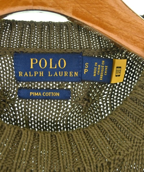 Polo Ralph Lauren（ポロラルフローレン）ニット・セーター カーキ サイズ:S レディース/2200681333079