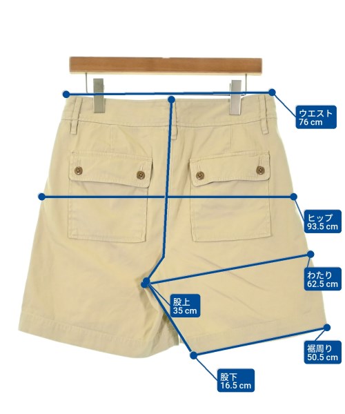 Polo Ralph Lauren（ポロラルフローレン）ショートパンツ ベージュ サイズ:0(XS位) レディース/2200682464055