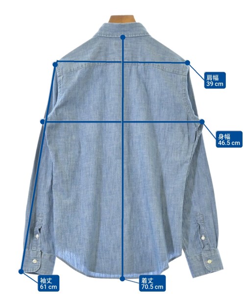 Polo Ralph Lauren（ポロラルフローレン）カジュアルシャツ 青 サイズ:6(M位) レディース/2200680282033