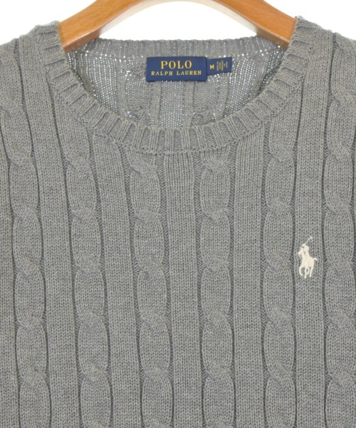 Polo Ralph Lauren（ポロラルフローレン）ニット・セーター グレー サイズ:M レディース/2200683184389