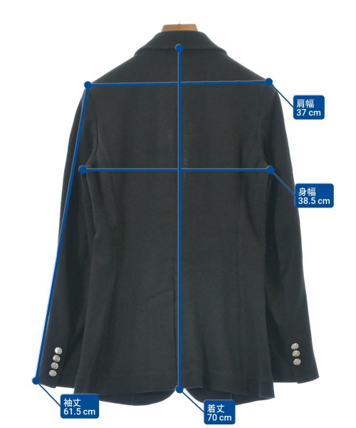 Polo Ralph Lauren（ポロラルフローレン）テーラードジャケット 黒 サイズ:2(S位) レディース/2200674344020