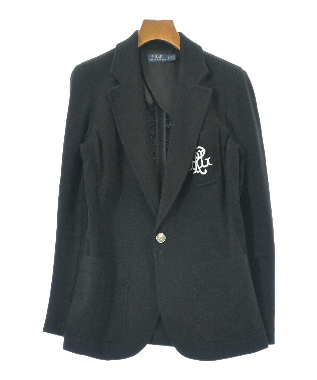 Polo by Ralph Lauren テーラードジャケット LL 黒 Polo Ralph Lauren（ポロラルフローレン）テーラードジャケット 黒