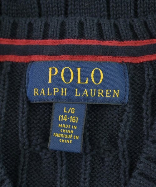 Polo Ralph Lauren（ポロラルフローレン）ニット 紺 サイズ:160(15T-16T) キッズ/2200690477061