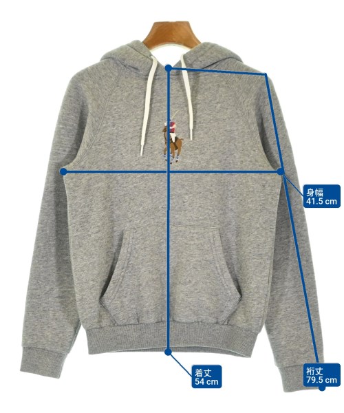Polo Ralph Lauren（ポロラルフローレン）パーカー グレー サイズ:XS レディース/2200681052123