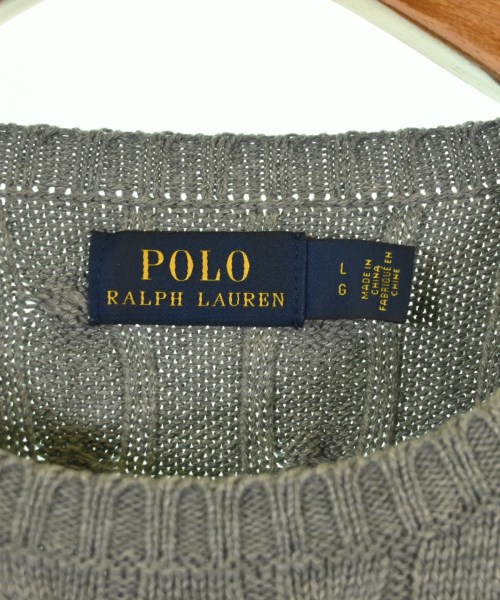 Polo Ralph Lauren（ポロラルフローレン）ニット・セーター グレー サイズ:L レディース/2200683589023