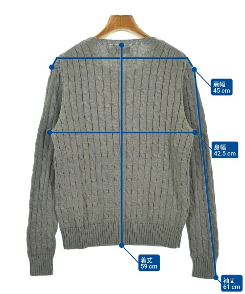 Polo Ralph Lauren（ポロラルフローレン）ニット・セーター グレー サイズ:L レディース/2200683589023