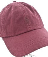 Polo Ralph Lauren（ポロラルフローレン）キャップ 赤 サイズ:- レディース/2200687349050