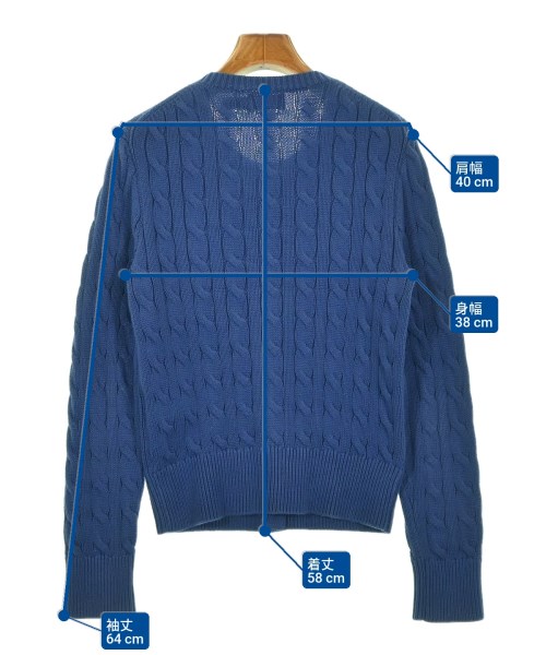 Polo Ralph Lauren（ポロラルフローレン）カーディガン 青 サイズ:M レディース/2200692627037