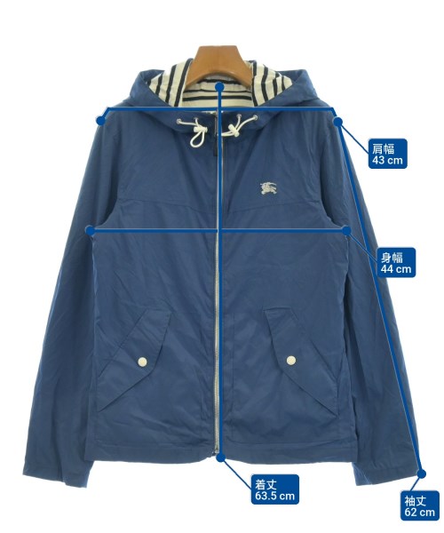 BURBERRY BLACK LABEL（バーバリーブラックレーベル）マウンテンパーカー 青 サイズ:2(M位) レディース/2200623509050