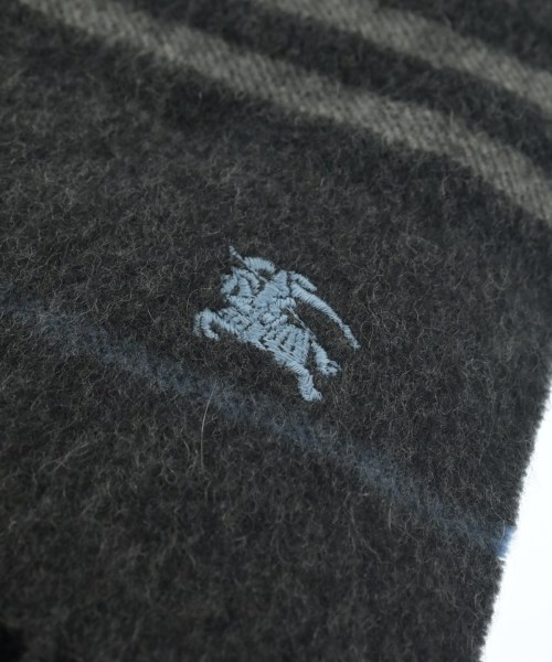 BURBERRY BLACK LABEL（バーバリーブラックレーベル）マフラー グレー サイズ:- メンズ/2200632412020