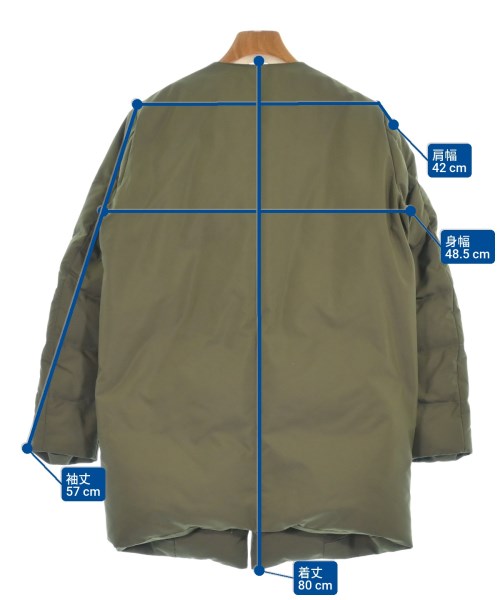 MMA（エムエムアタッチメント）ダウンジャケット/ダウンベスト カーキ サイズ:-(M位) レディース/2200615649016