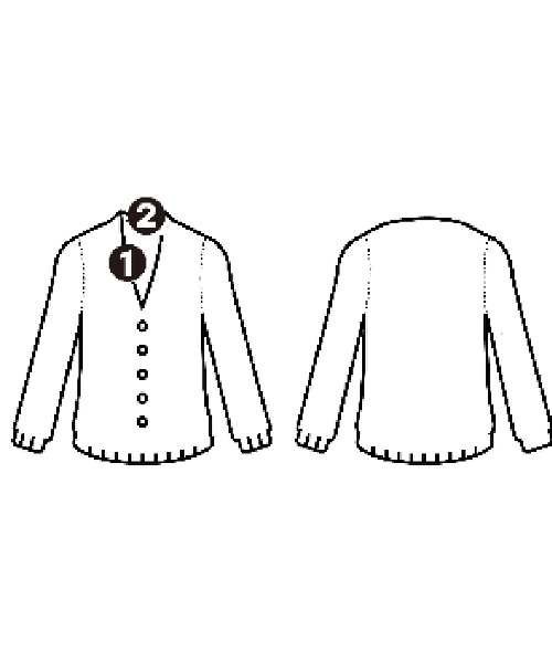 Mame Kurogouchi（マメクロゴウチ）ニット・セーター 白 サイズ:1(S位 