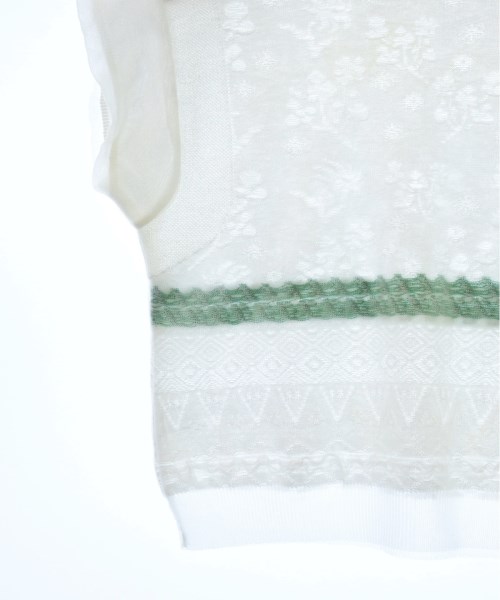 Mame Kurogouchi（マメクロゴウチ）ニット・セーター 白 サイズ:2(M位