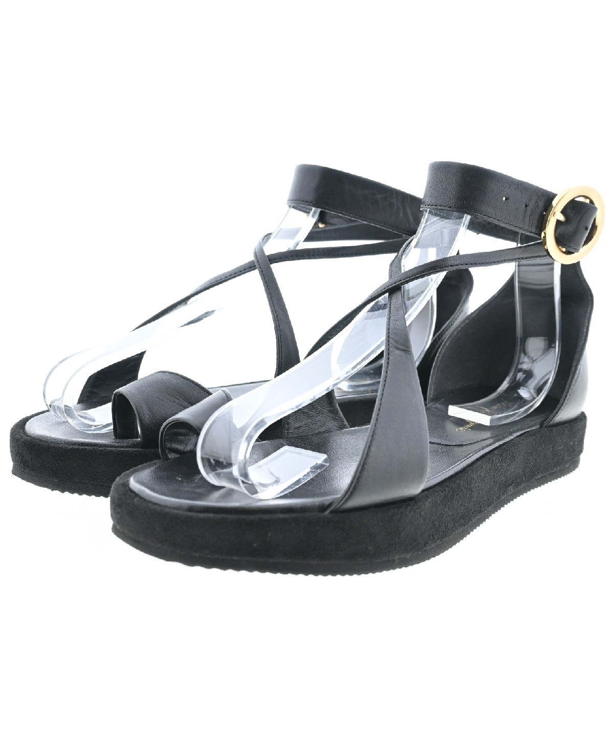 マメクロゴウチmame kurogouchiサンダル新品未使用 Sheep Leather Tabi Sandals - black - Mame Kurogouchi