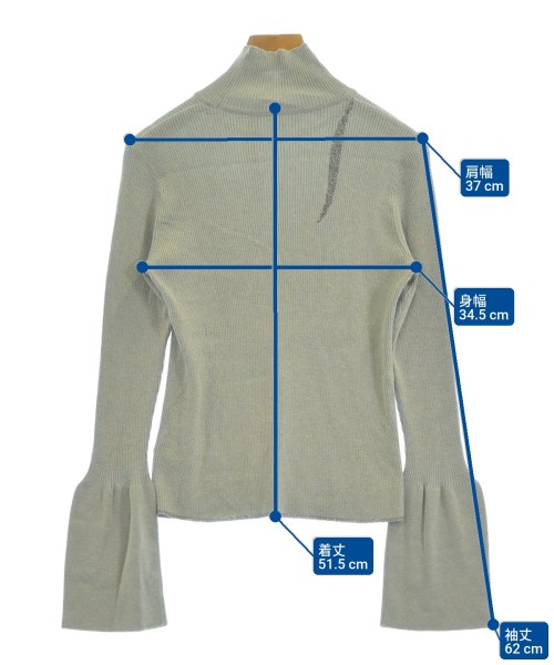 Mame Kurogouchi（マメクロゴウチ）ニット・セーター グレー サイズ:2(M位) レディース/2200634704086