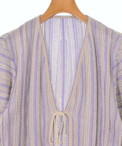 Mame Kurogouchi（マメクロゴウチ）カーディガン 紫 サイズ:2(M位) レディース/2200622688053
