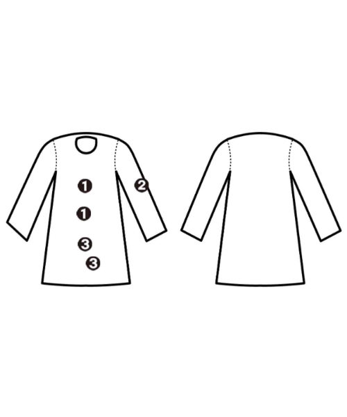 Mame Kurogouchi（マメクロゴウチ）ワンピース 白 サイズ:2(M位) レディース/2200623139028