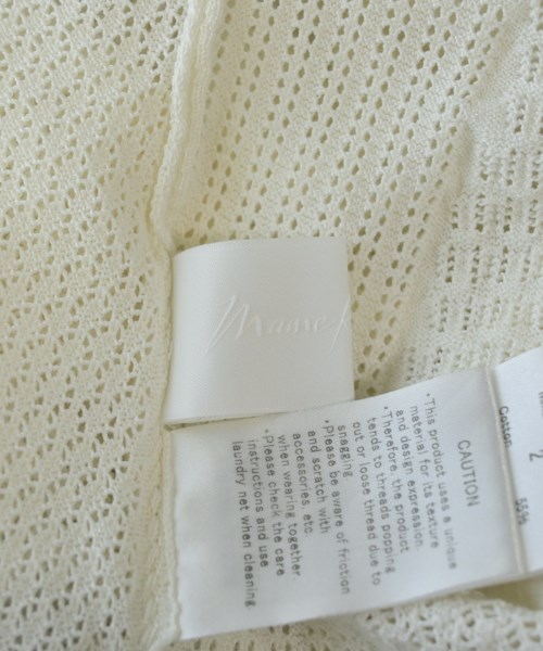 Mame Kurogouchi（マメクロゴウチ）ニット・セーター 白 サイズ:2(M位) レディース/2200623139035