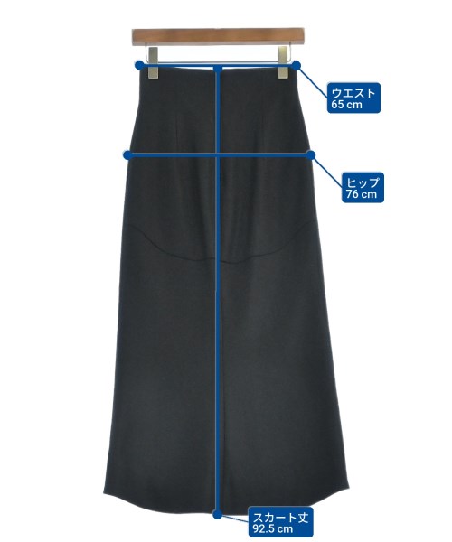 Mame Kurogouchi（マメクロゴウチ）ロング・マキシ丈スカート 黒 サイズ:1(S位) レディース/2200636939011